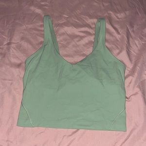 LULU mint green align tank